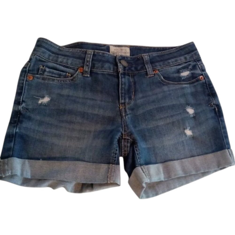 Aeropostale distressed cuffed denim shorts sz 0
